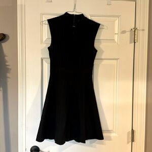 Ted Baker A Line, rib knit , v neck, sleeveless dress w back zipper - worn once